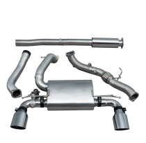 Ford Focus RS (Mk3) 15- Turboback-sportavgassystem (Med De-Cat & Ljuddämpare) (Valved) Cobra Sport